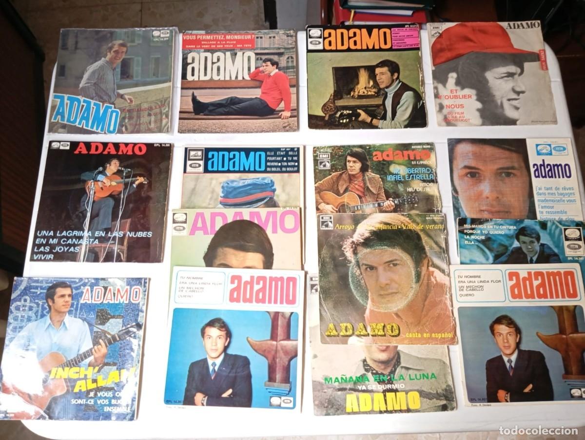 Discos de vinilo: LOTE SINGLES ADAMO.. - Foto 1