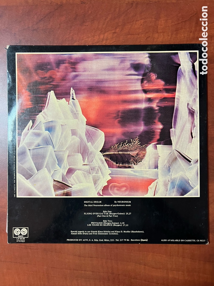 Discos de vinilo: Disco Vinilo Digital Dream by Neuronium 1980 - Foto 2