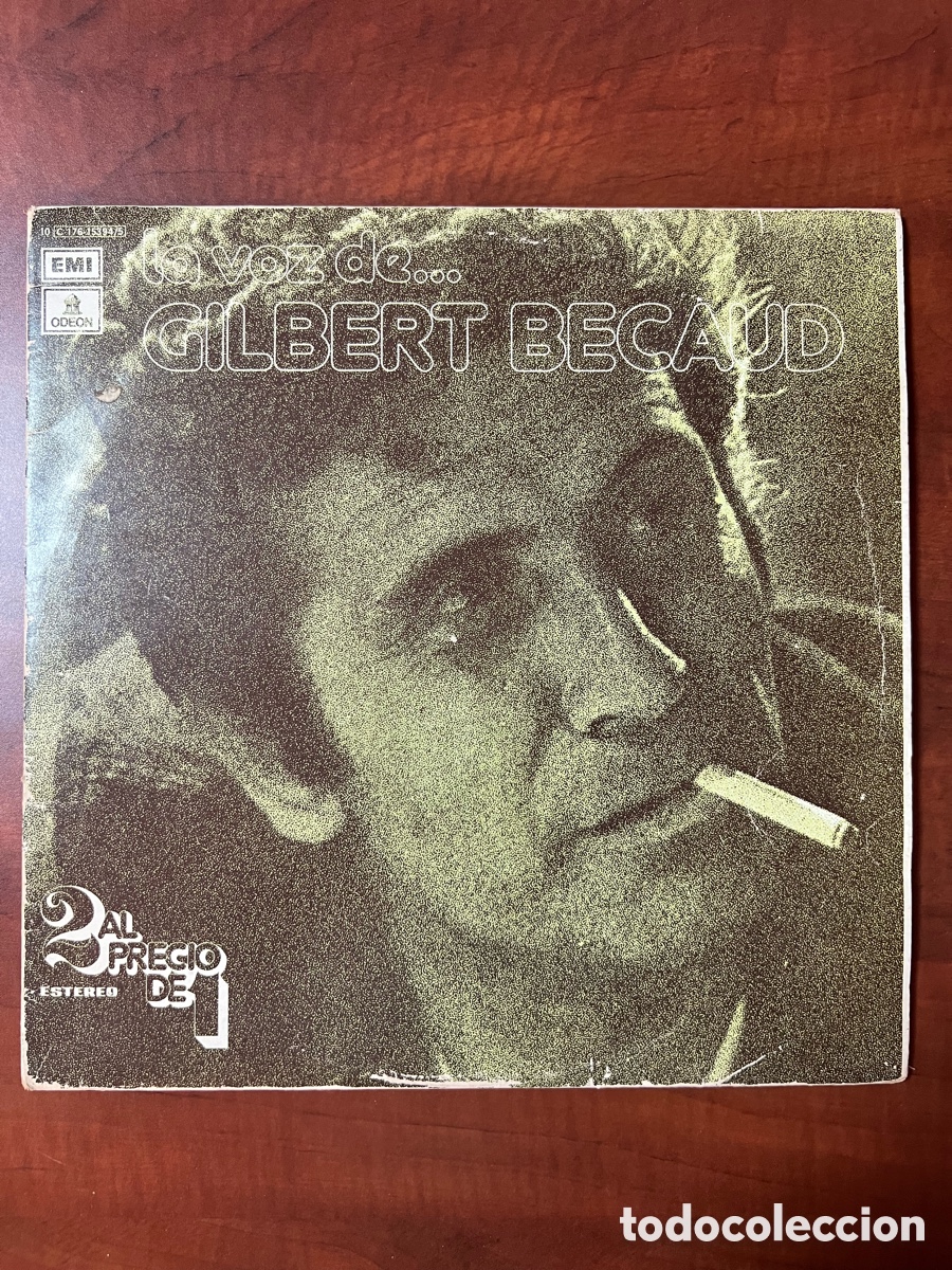 Discos de vinilo: Vinilo doble, La voz de Gilbert Becaud - Foto 1