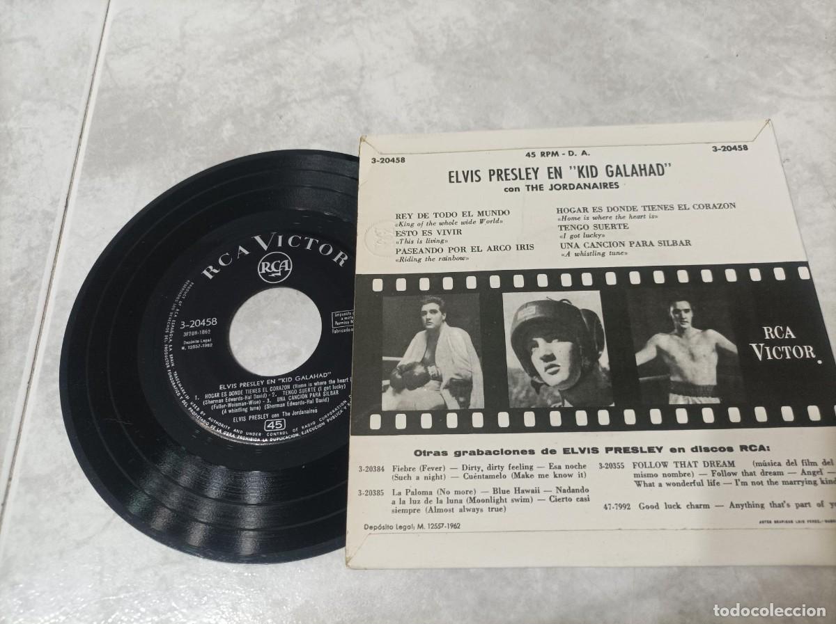 Discos de vinilo: Elvis Presley ep kid Galahad - Foto 2