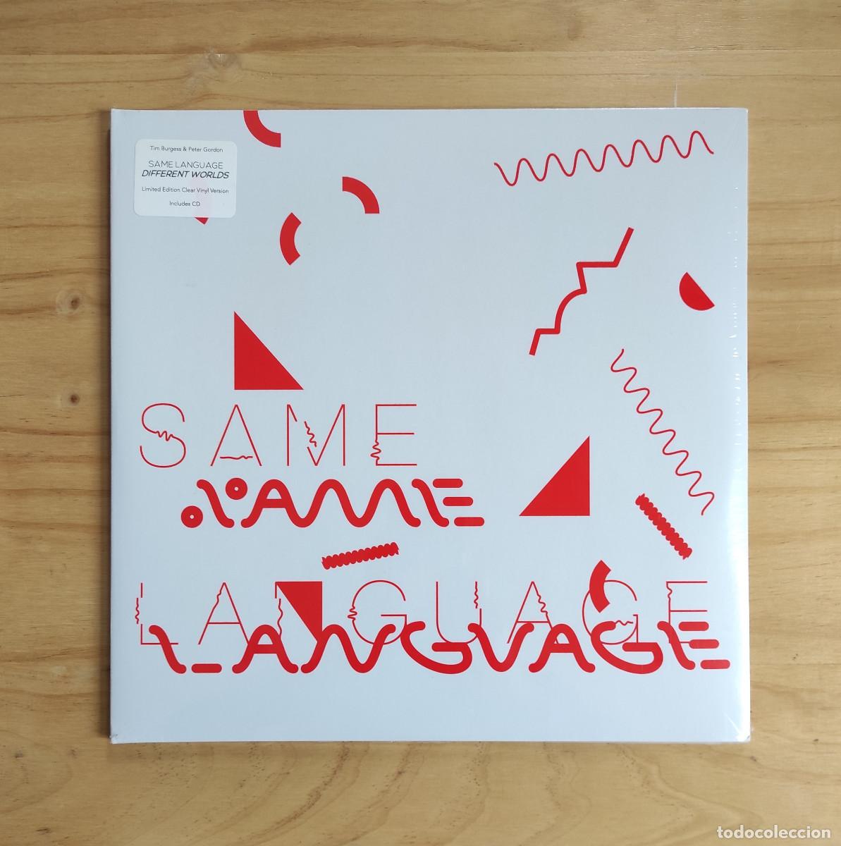 Discos de vinilo: Tim Burgess & Peter Gordon - Same Language, Different Worlds (2016) 2LP+CD Nuevo - Foto 1