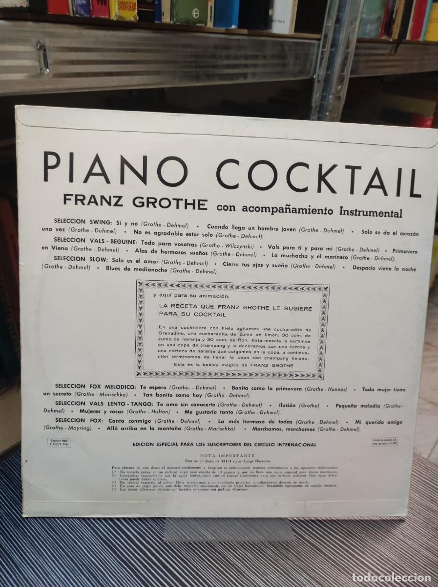 Discos de vinilo: Franz Grothe &ndash; Piano Cocktail - Foto 2