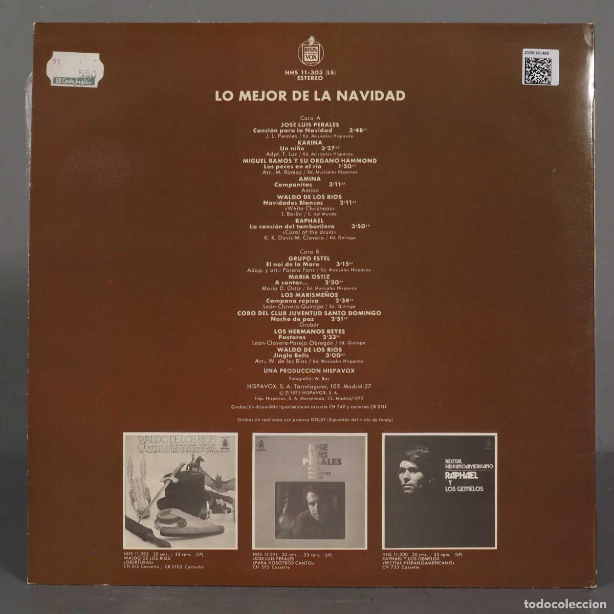 Discos de vinilo: LP. Various &ndash; Lo Mejor De La Navidad - Foto 2