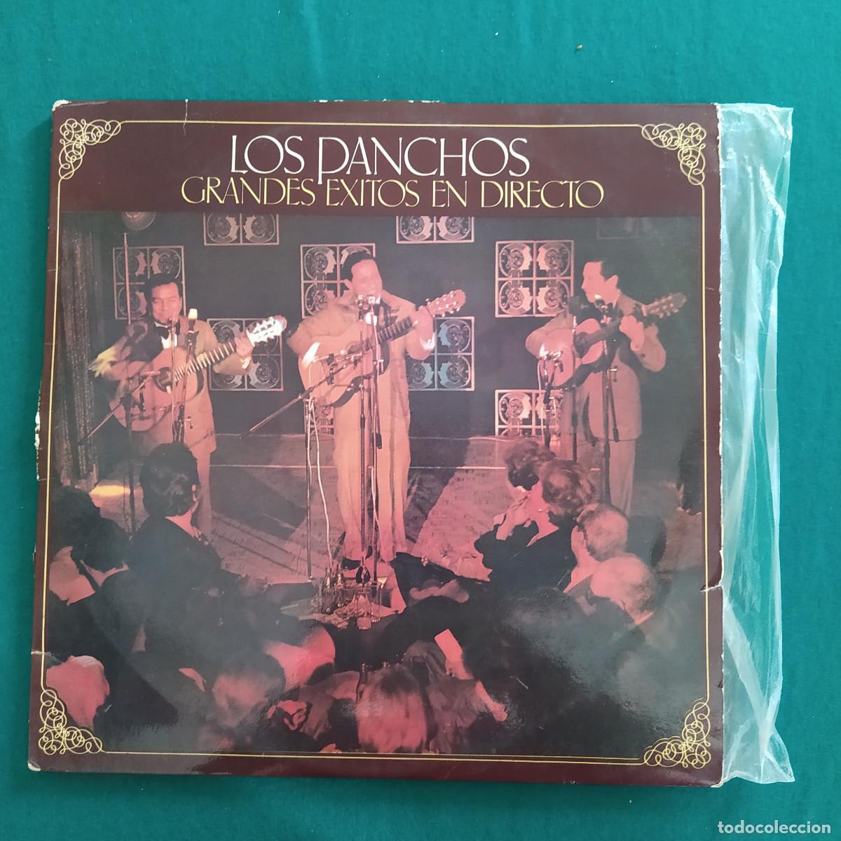 Discos de vinilo: Los Panchos &ndash; Grandes &Eacute;xitos En Directo - Foto 1