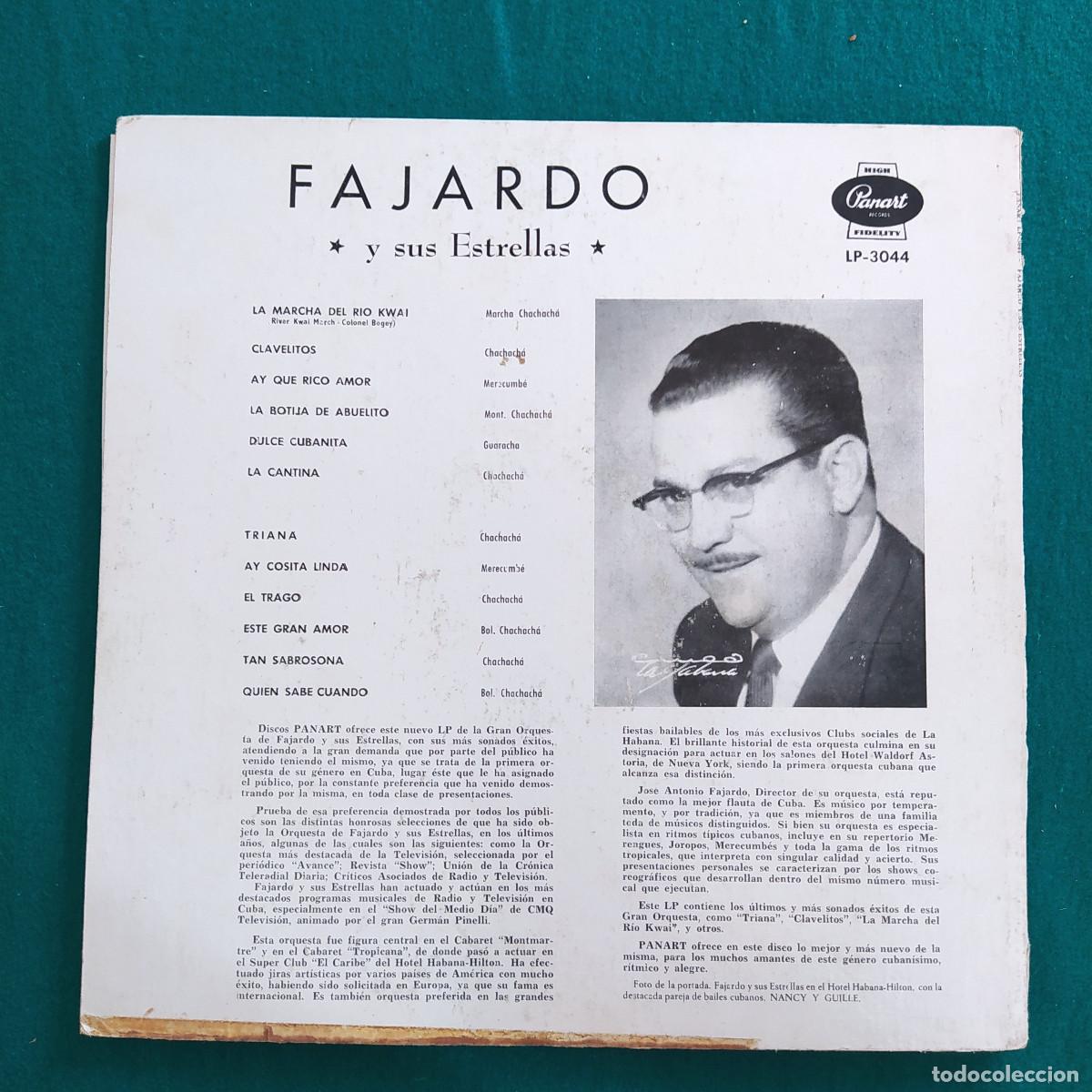 Discos de vinilo: Fajardo Y Sus Estrellas &ndash; Vol. 3 - Foto 2