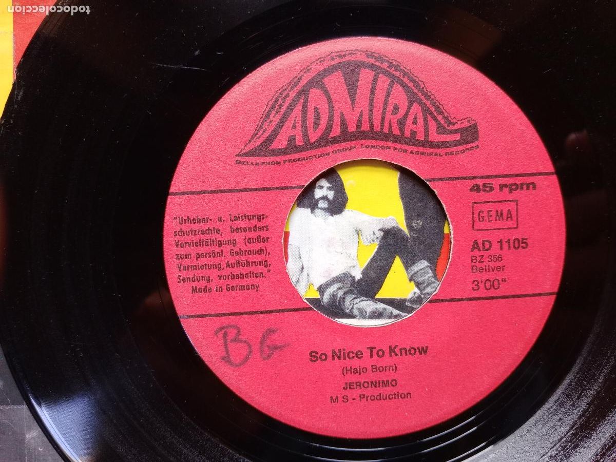 Discos de vinilo: Jer&oacute;nimo - heya + so nice to know - Foto 3