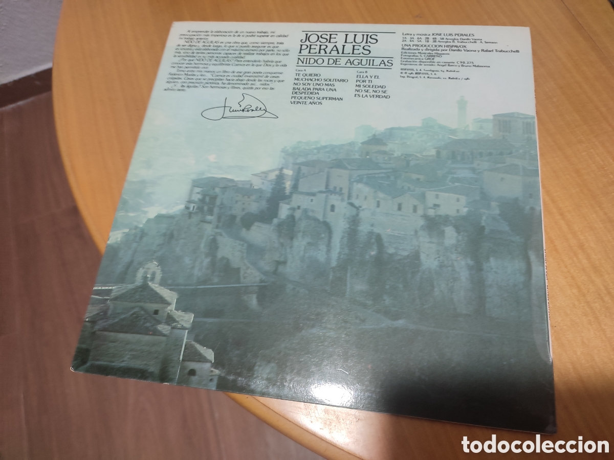 Discos de vinilo: Jos&eacute; Luis Perales nido de &aacute;guilas - Foto 2