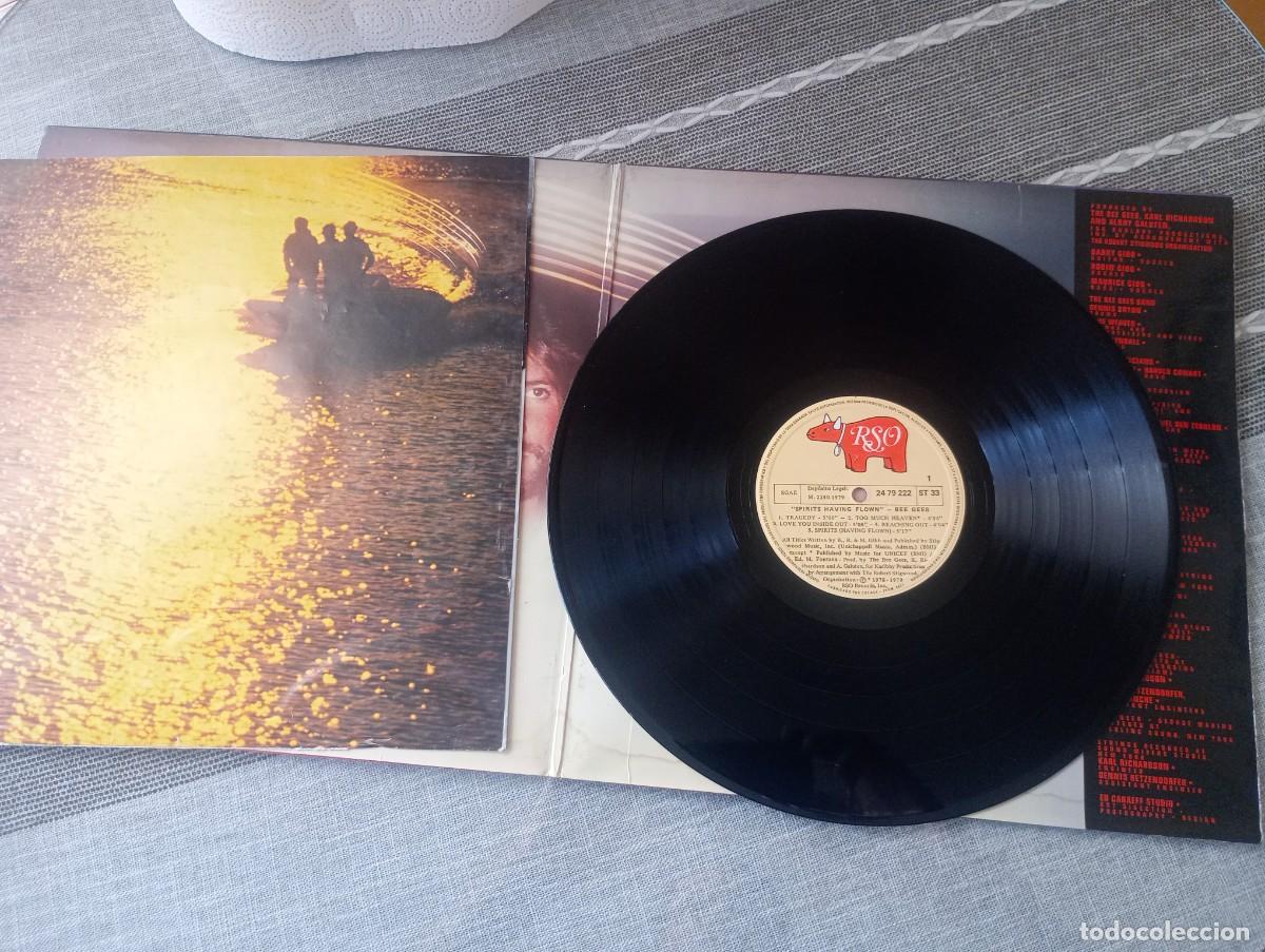 Discos de vinilo: Bee Gees. Spirits having flown. Vinilo - Foto 4