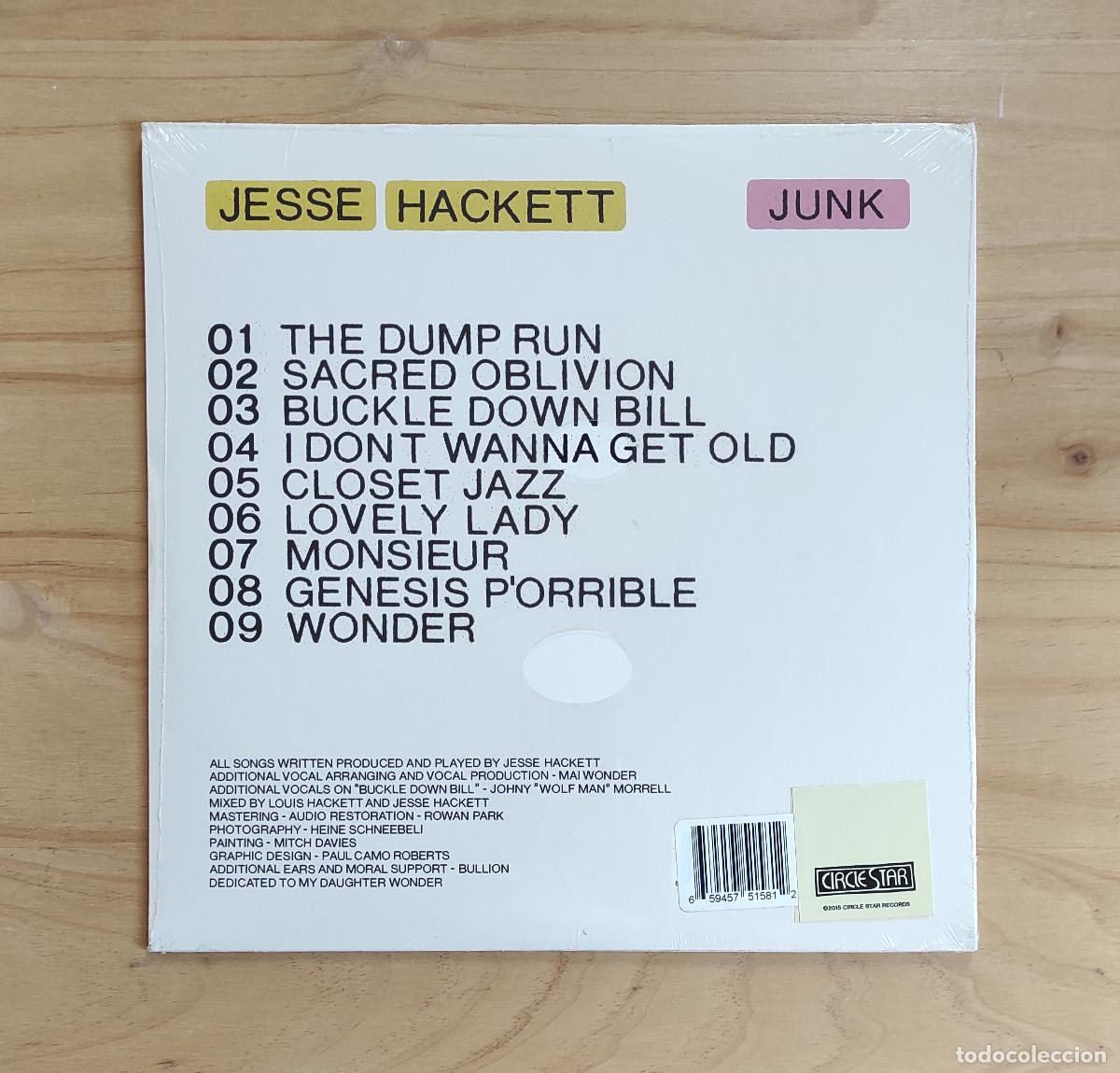 Discos de vinilo: Jesse Hackett - Junk (2018) LP Nuevo - Foto 2