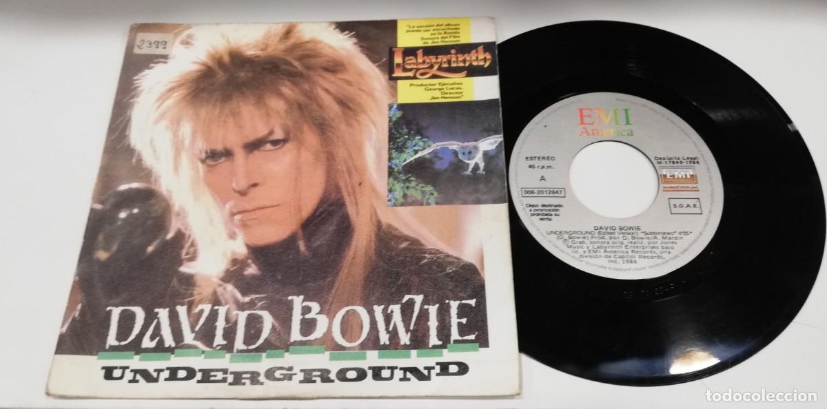 Discos de vinilo: SCO100-David Bowie - Underground (7&rdquo;, Promo) - Foto 1