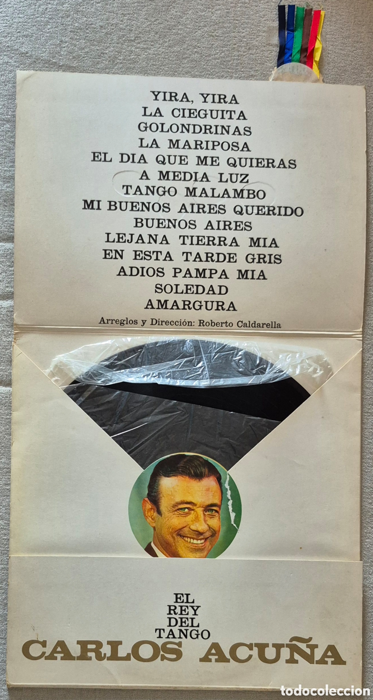 Discos de vinilo: LP - CARLOS ACU&Ntilde;A - EL REY DEL TANGO - Foto 2