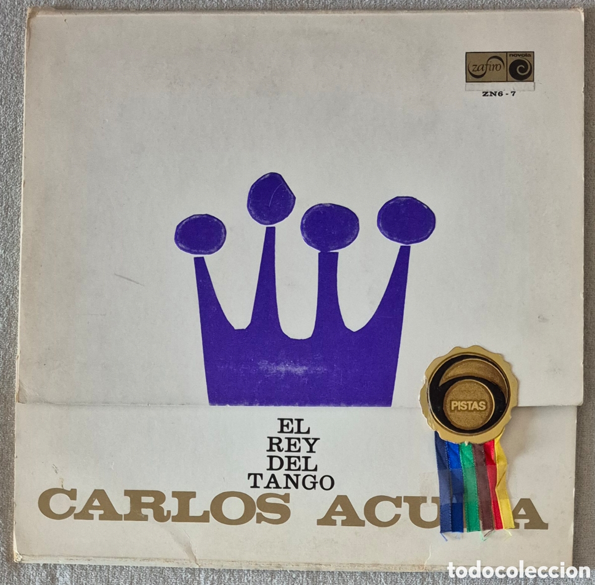 Discos de vinilo: LP - CARLOS ACU&Ntilde;A - EL REY DEL TANGO - Foto 1