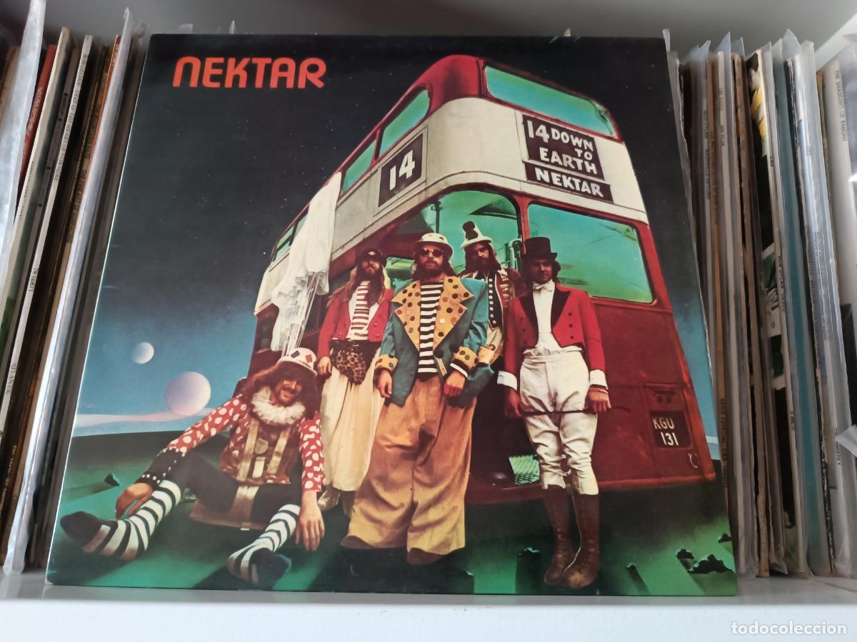 Discos de vinilo: Nektar &lrm;&ndash; Down To Earth - lp Spain 1975 - Foto 1