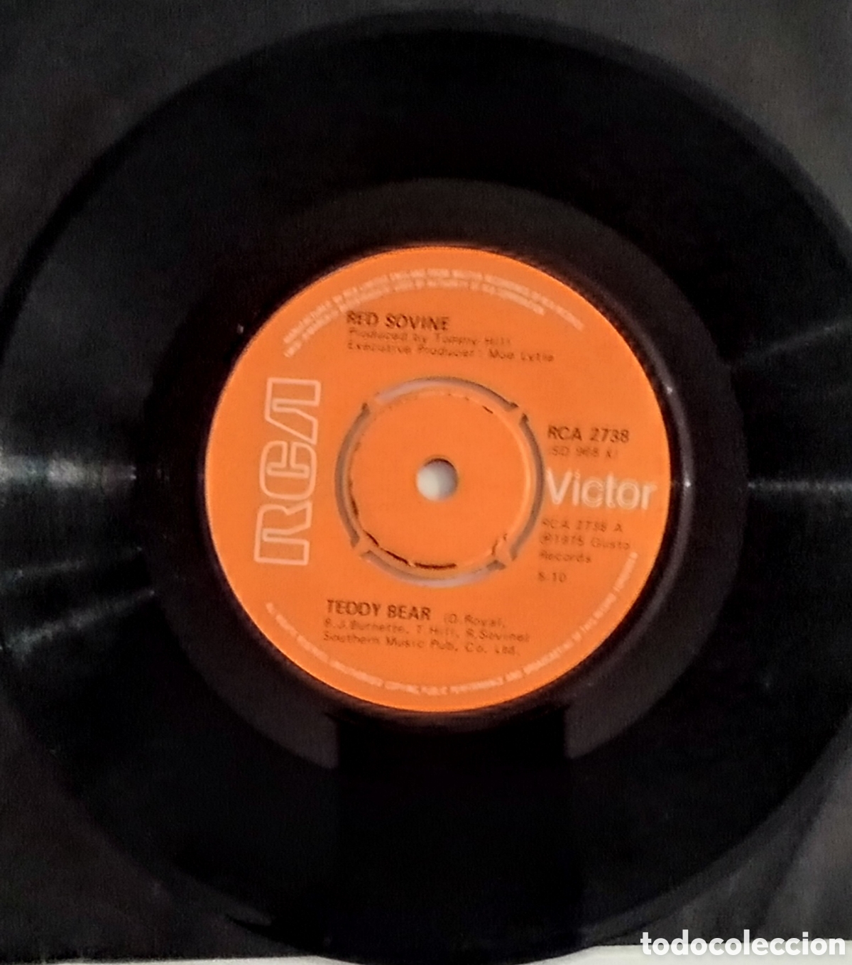 Discos de vinilo: RED SOVINE - Teddy bear (1976) single - Foto 3