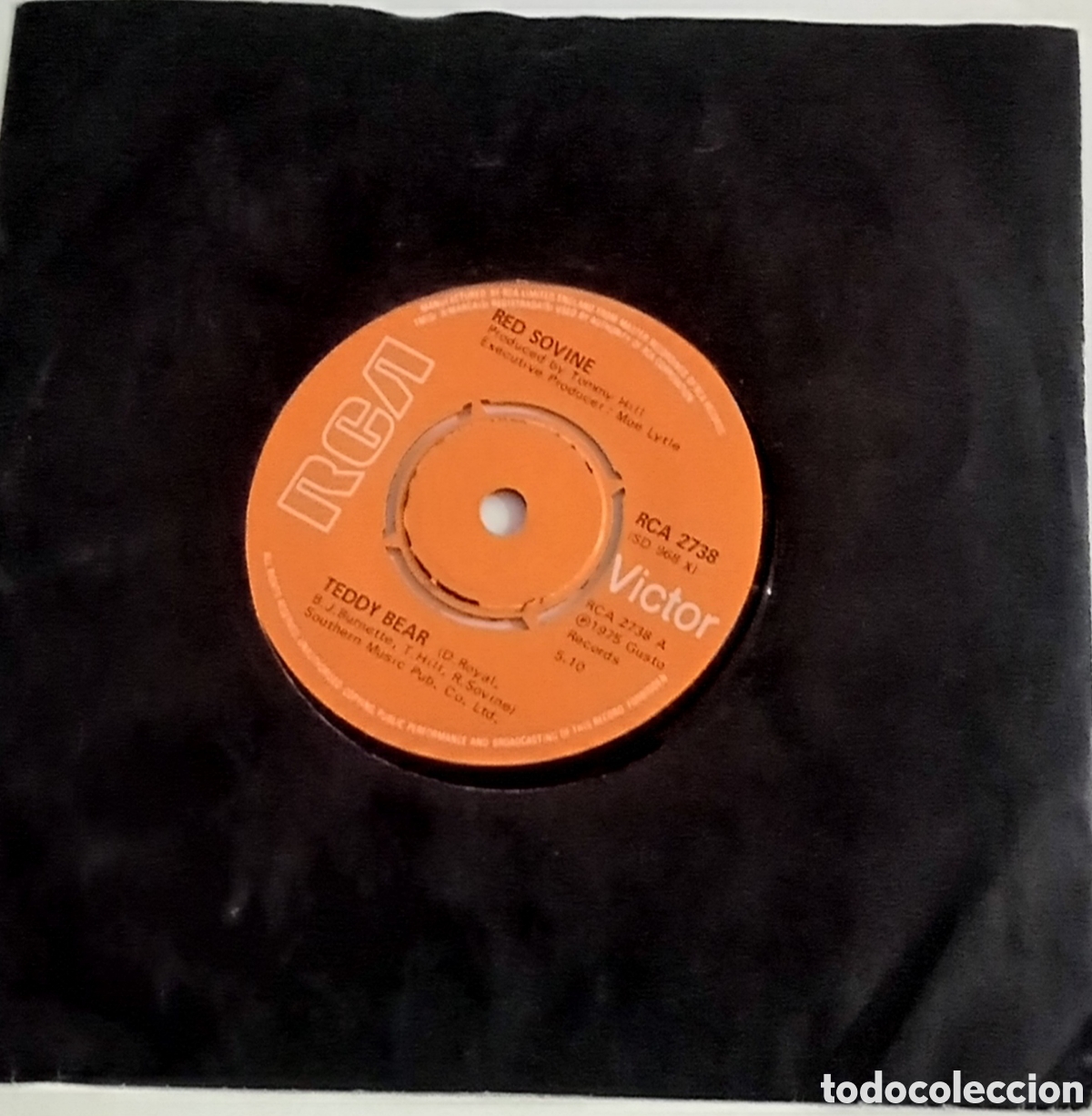 Discos de vinilo: RED SOVINE - Teddy bear (1976) single - Foto 5