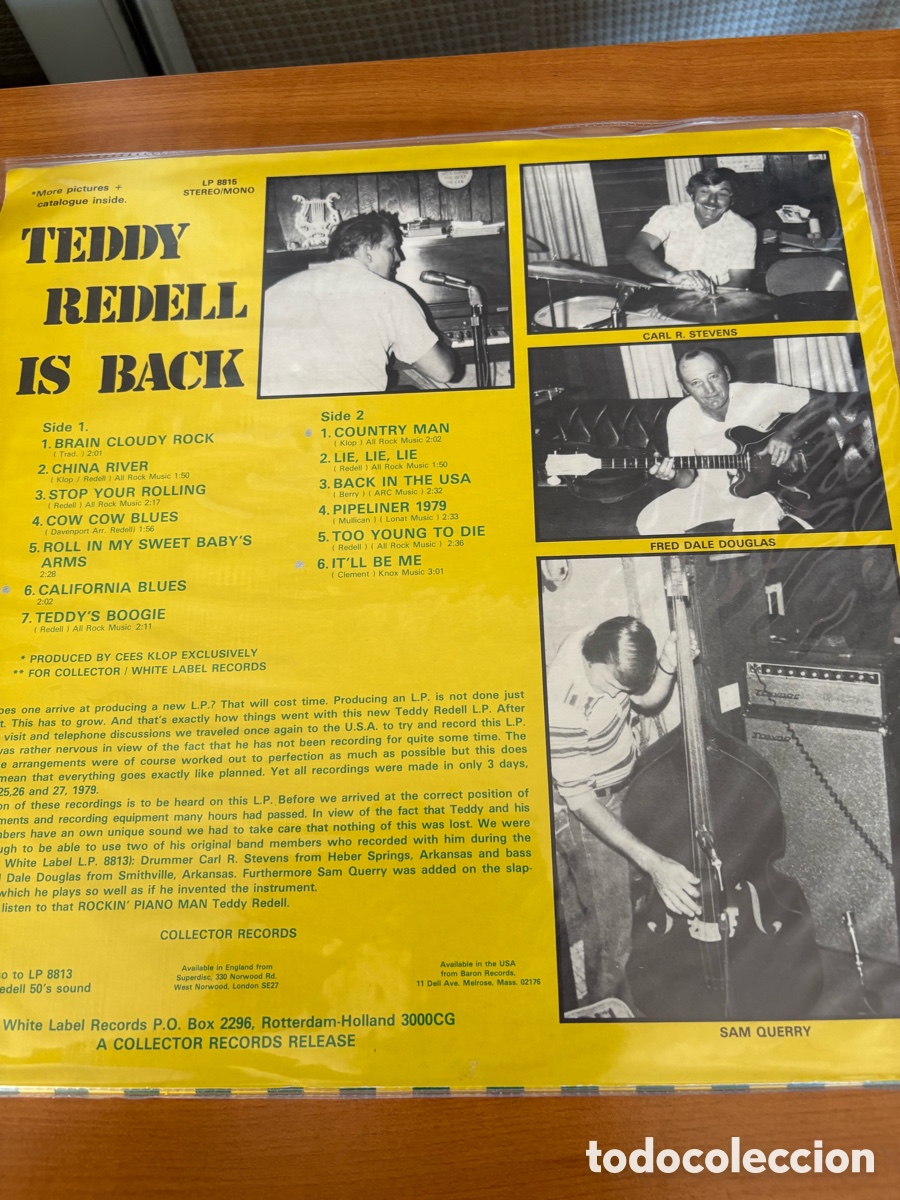 Discos de vinilo: Teddy Redell - Teddy Redell is back - Foto 2