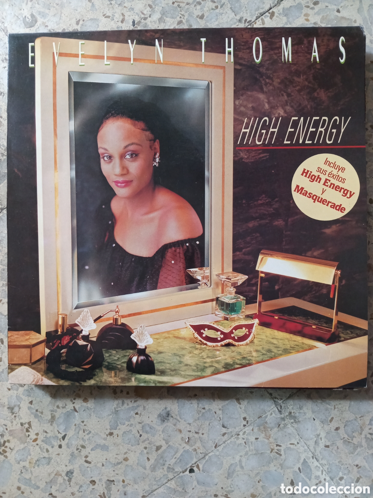 Discos de vinilo: LP EVELYN THOMAS HIGH ENERGY 1984 - Foto 1