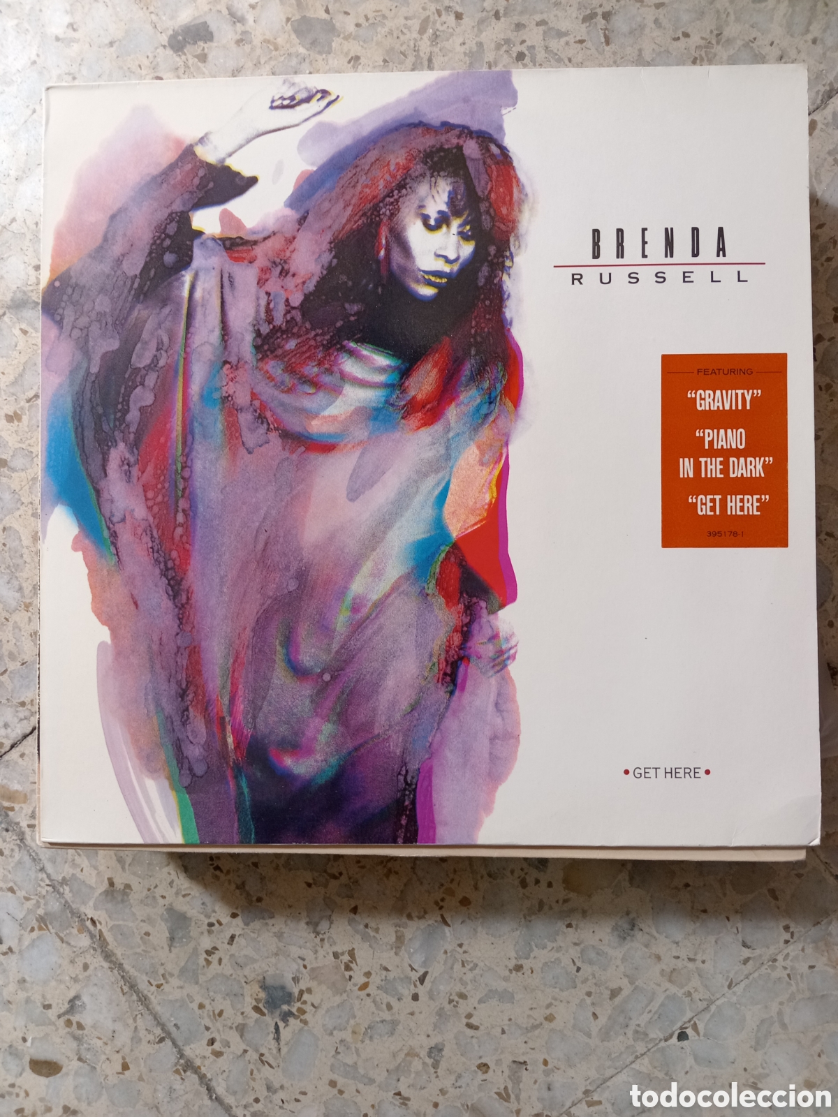 Discos de vinilo: LP BRENDA RUSSELL GET HERE 1988 - Foto 1