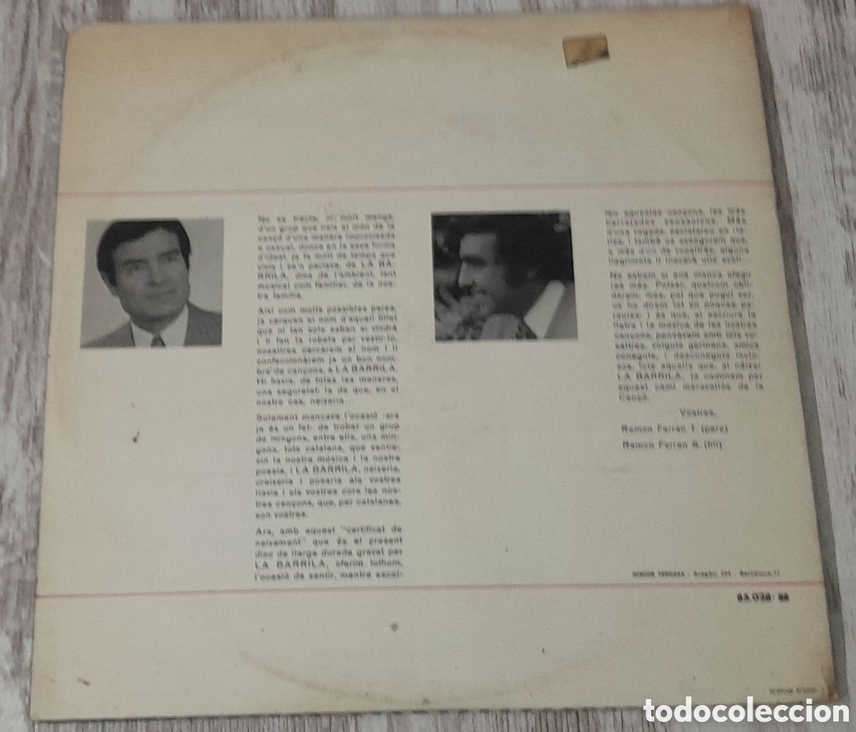 Discos de vinilo: LA BARRILA - ARIOLA 1971 - GATEFOLD - Foto 2