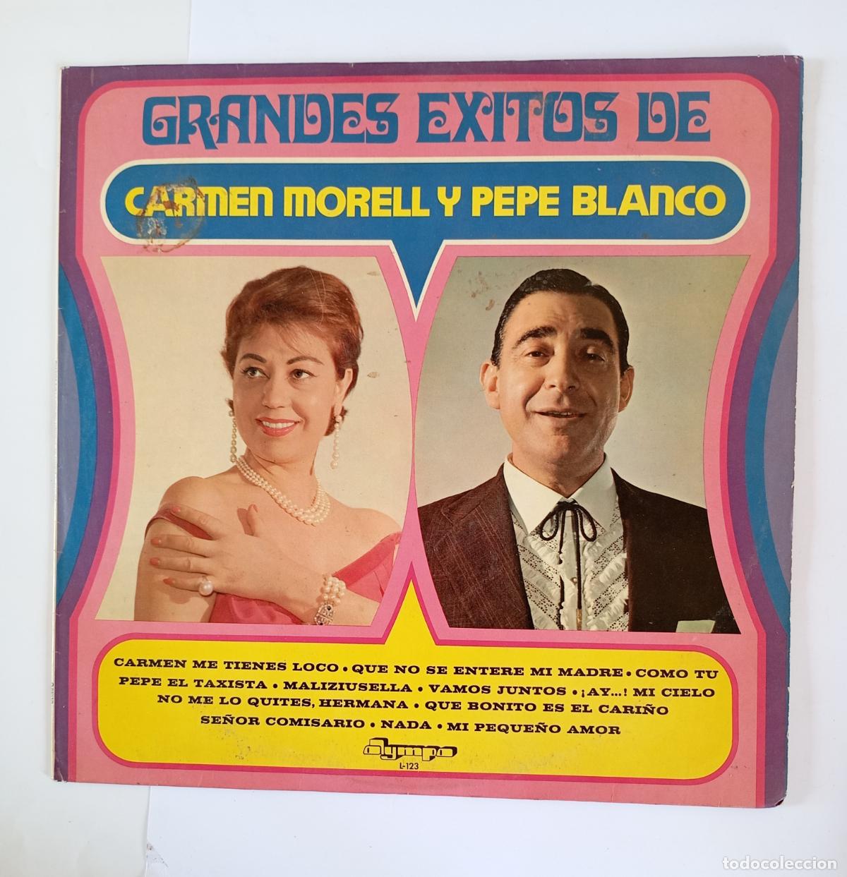 Discos de vinilo: Grandes Exitos de Carmen Morell y Pepe Blanco. LP. TDKDA50 - Foto 1