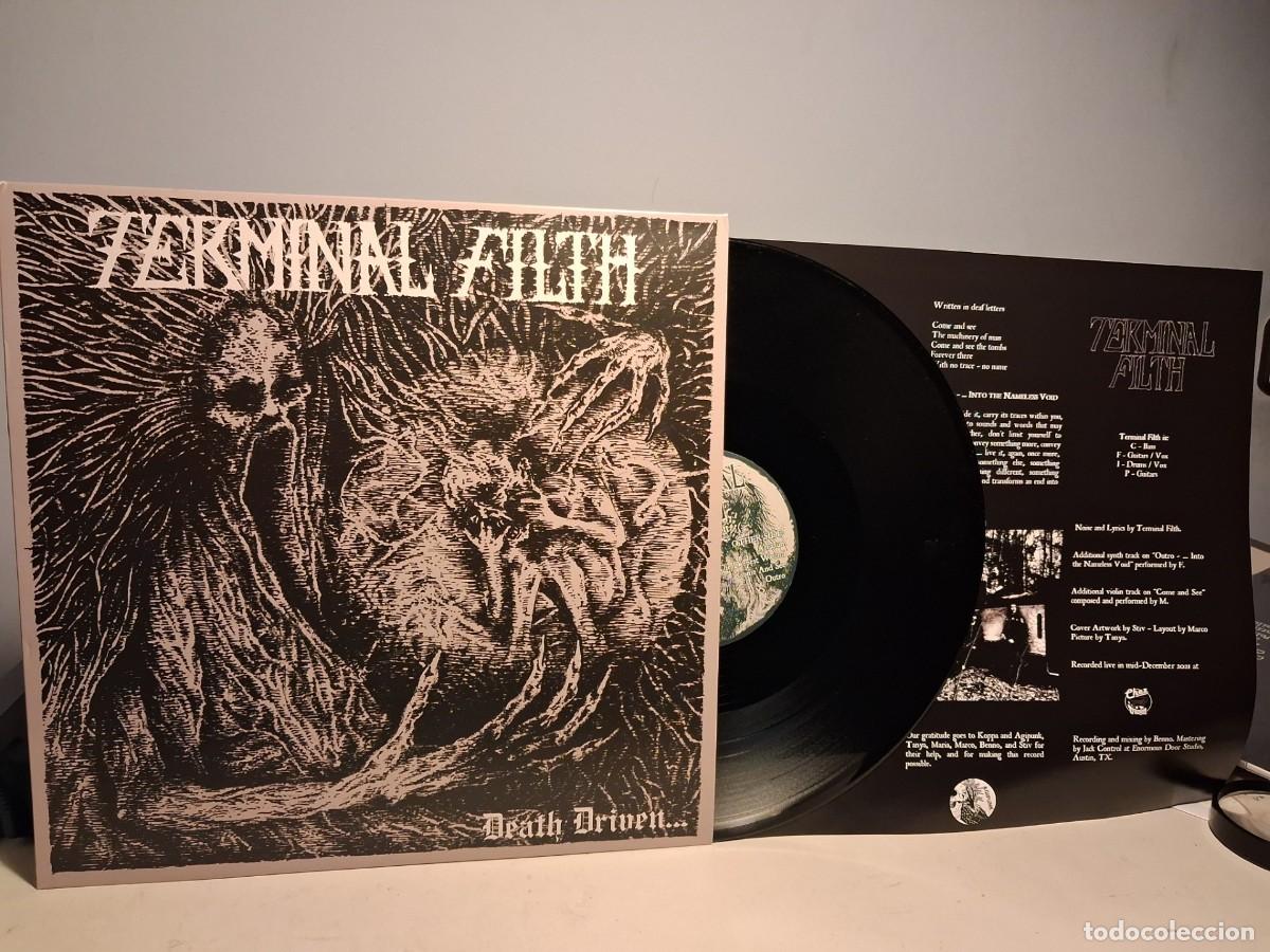 Discos de vinilo: LP TERMINAL FILTH : DEATH DRIVEN ( CRUST PUNK) - Foto 1
