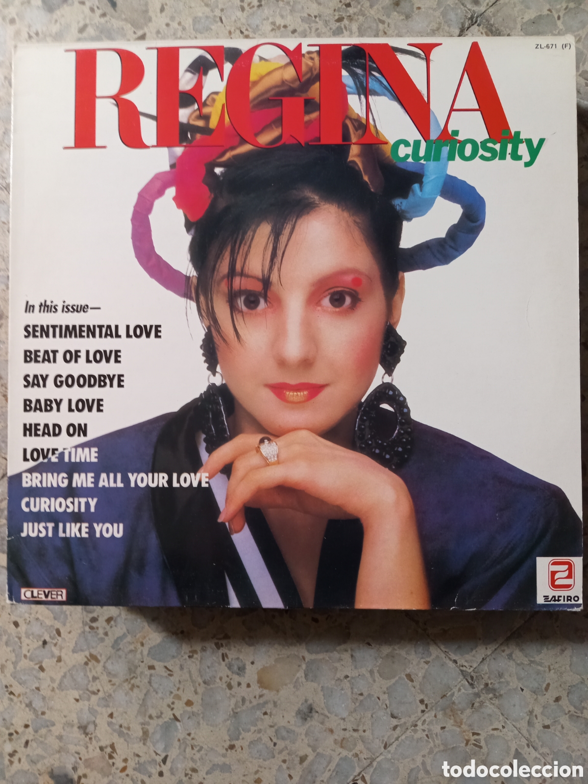 Discos de vinilo: LP REGINA CURIOSITY 1986 SPAIN - Foto 1