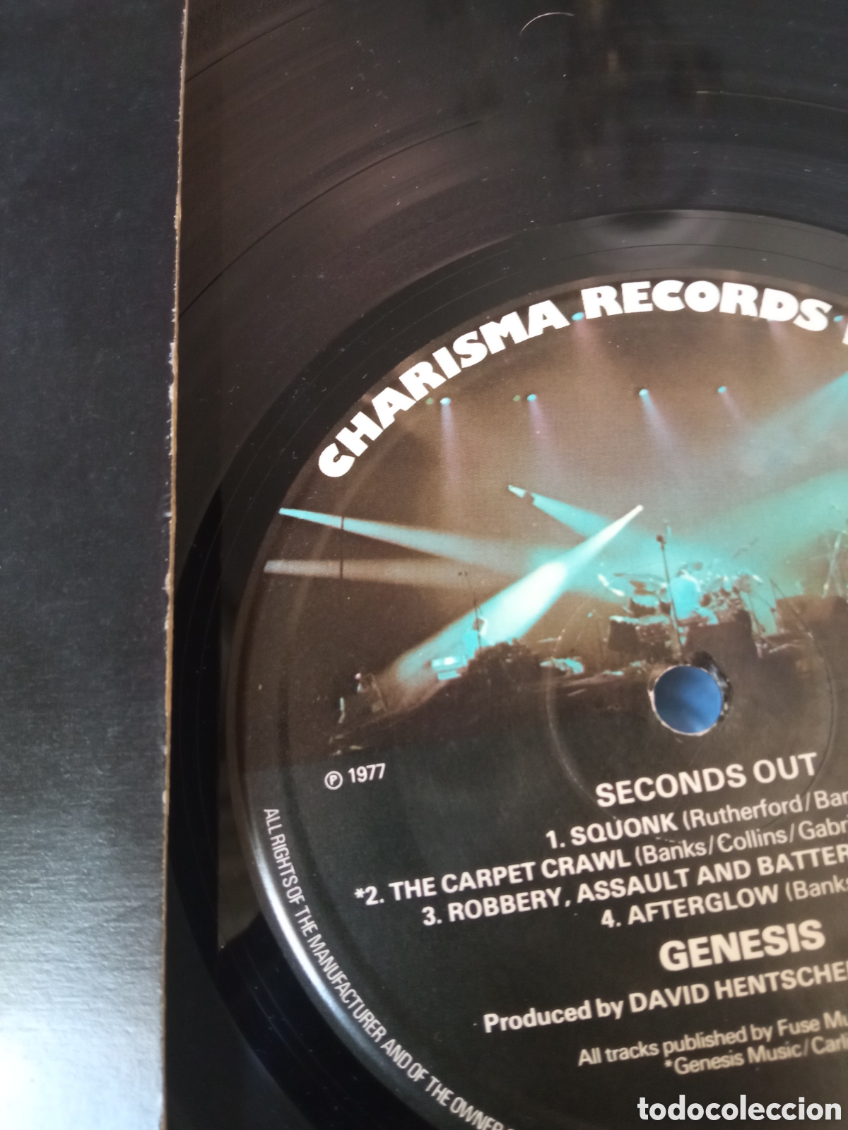 Discos de vinilo: Vinilo doble de Genesis, Seconds Out de 1977 - Foto 2