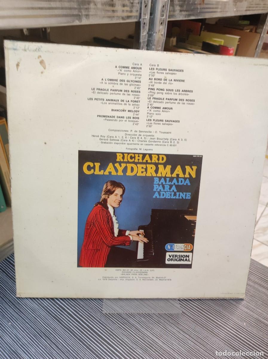 Discos de vinilo: Richard Clayderman &ndash; A Como Amor - Foto 2