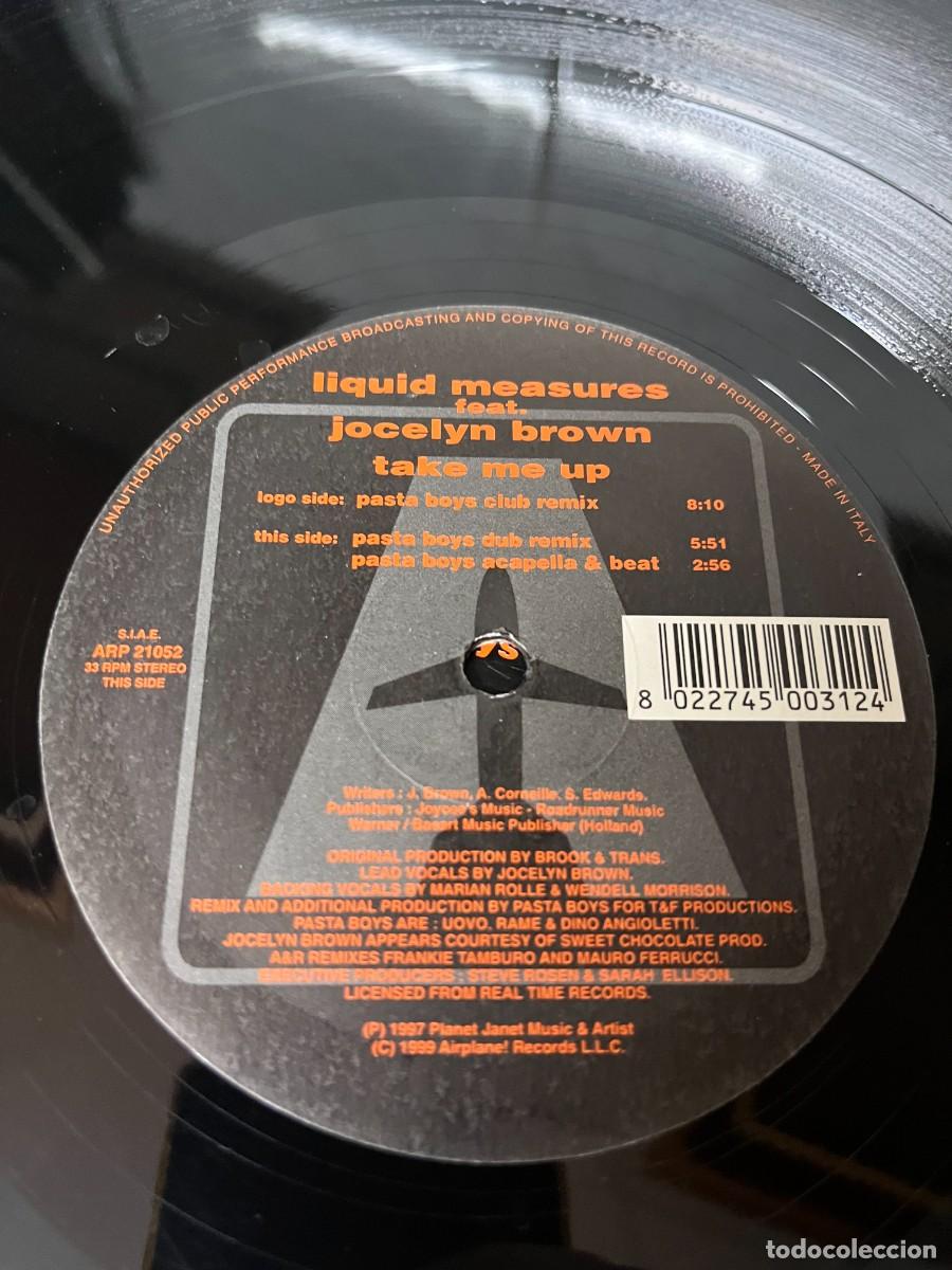 Discos de vinilo: Liquid Measure Feat. Jocelyn Brown Take Me Up - Foto 4