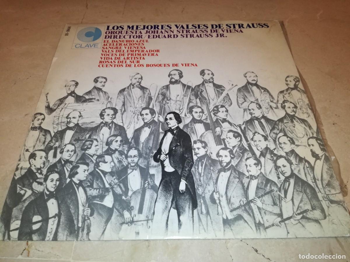 Disques de vinyle: LOS MEJORES VALSES DE STRAUSS-ORIGINAL 1968