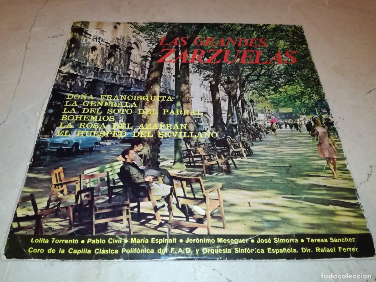 Disques de vinyle: LAS GRANDES ZARZUELAS-ORIGINAL 1965-DISCO MEDIANO
