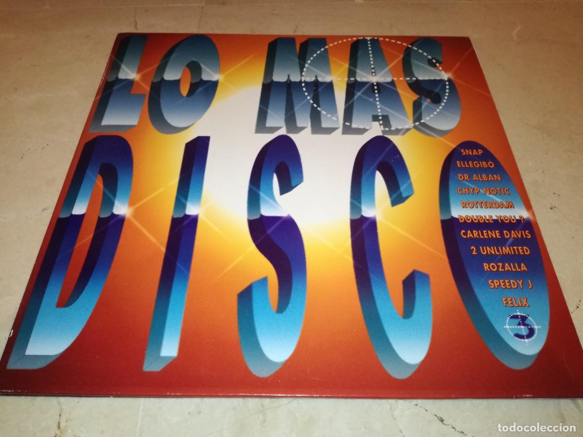 Discos de vinilo: LO MAS DISCO 3-DOBLE LP-ORIGINAL 1992 - Foto 1