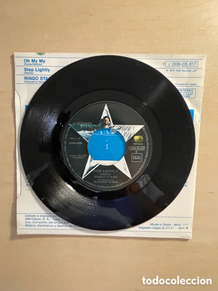 Discos de vinilo: BEATLES - RINGO STARR - OH MY MY - Foto 3
