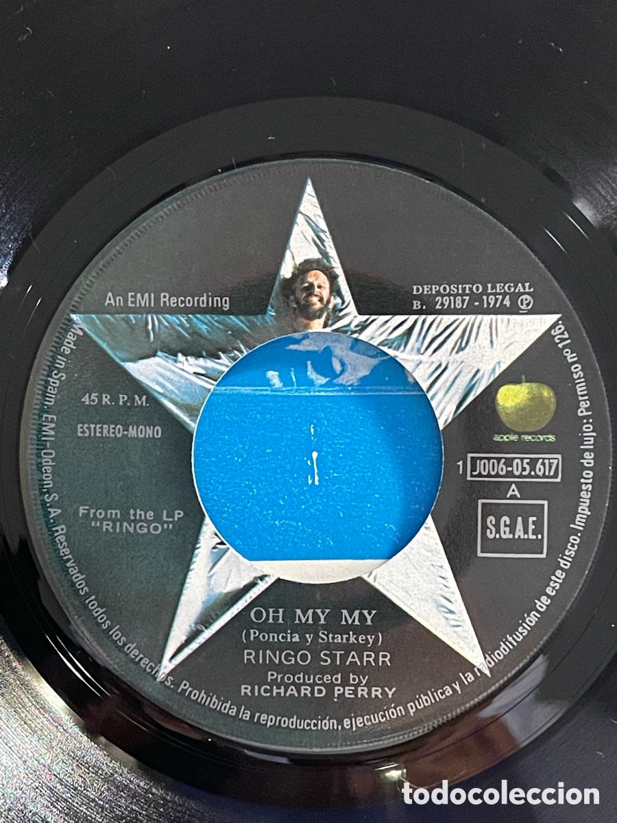 Discos de vinilo: BEATLES - RINGO STARR - OH MY MY - Foto 4