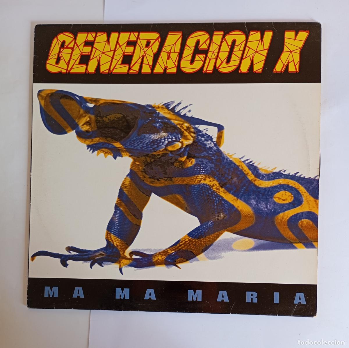 Discos de vinilo: GENERACI&Oacute;N X. MA MA MAR&Iacute;A. MAXI-SINGLE. TDKDA50 - Foto 1