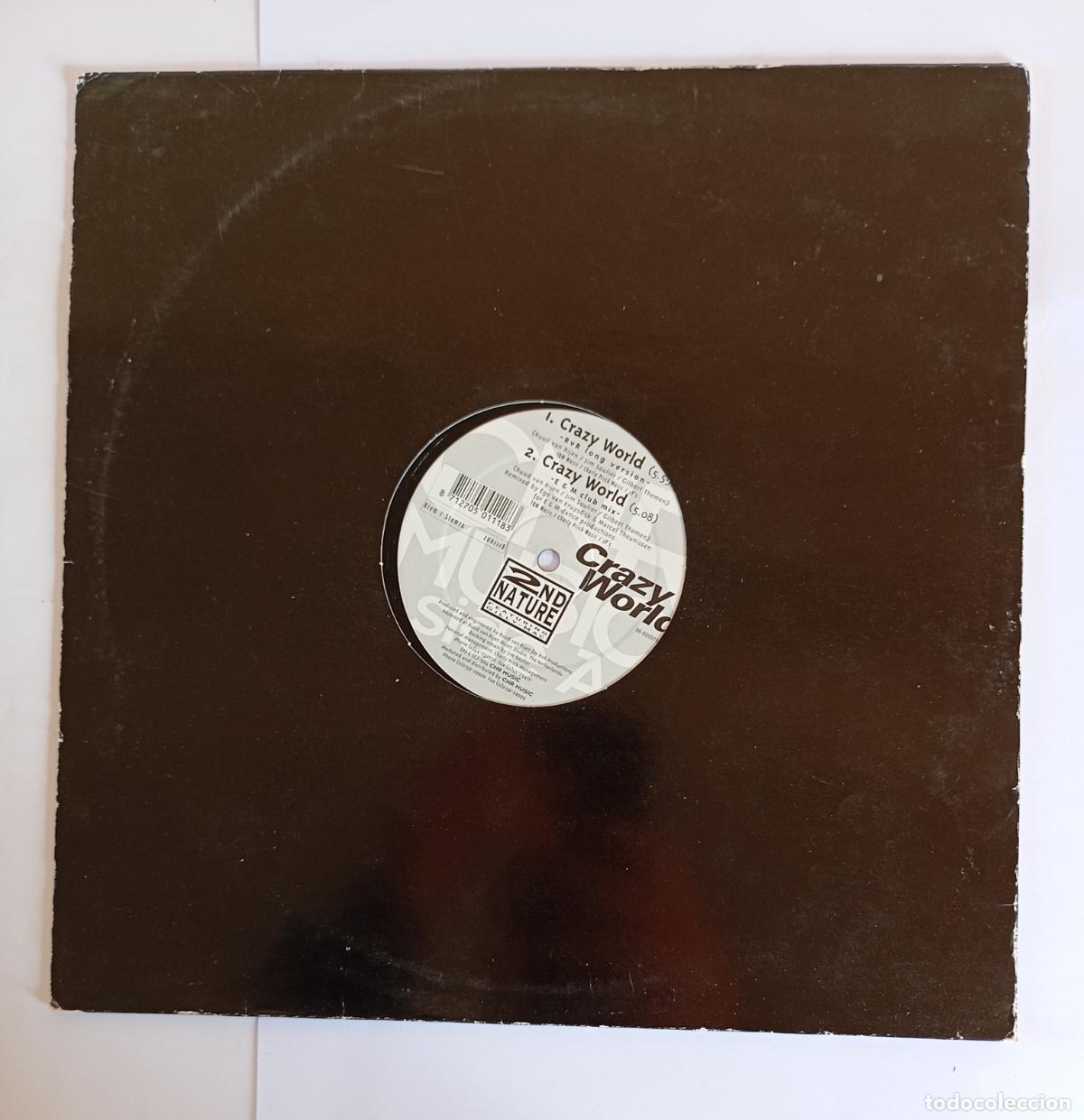 Discos de vinilo: CRAZY WORLD. PLAY THE GAME. MAXI-SINGLE. TDKDA50 - Foto 2