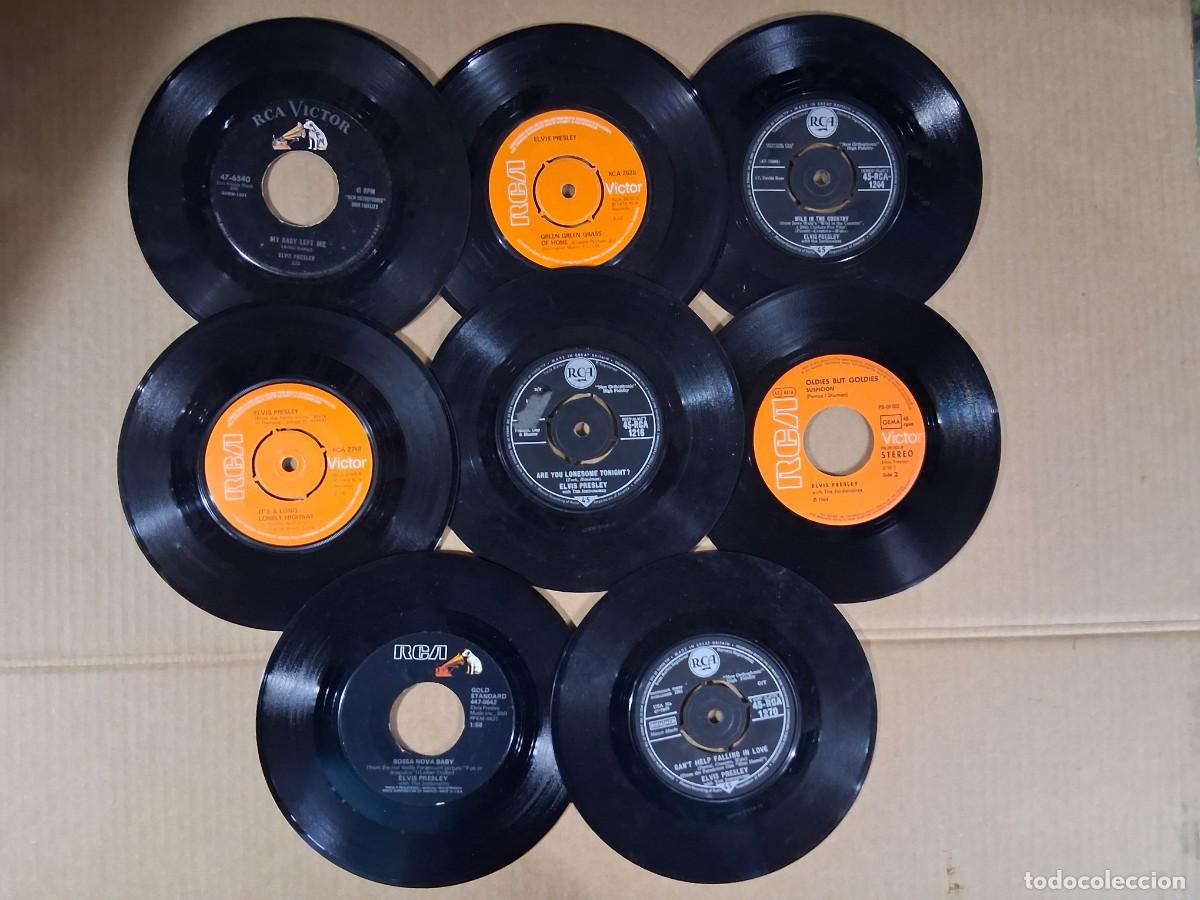 Discos de vinilo: Elvis Presley single lote 1 - Foto 1