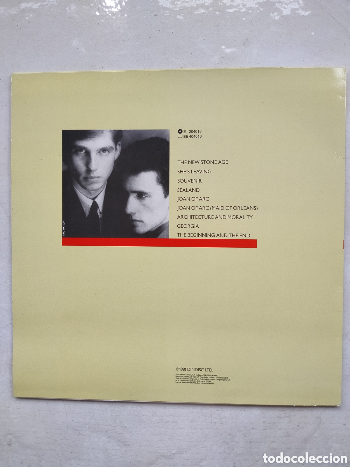 Discos de vinilo: OMD LP Architecture&Morality - Foto 2