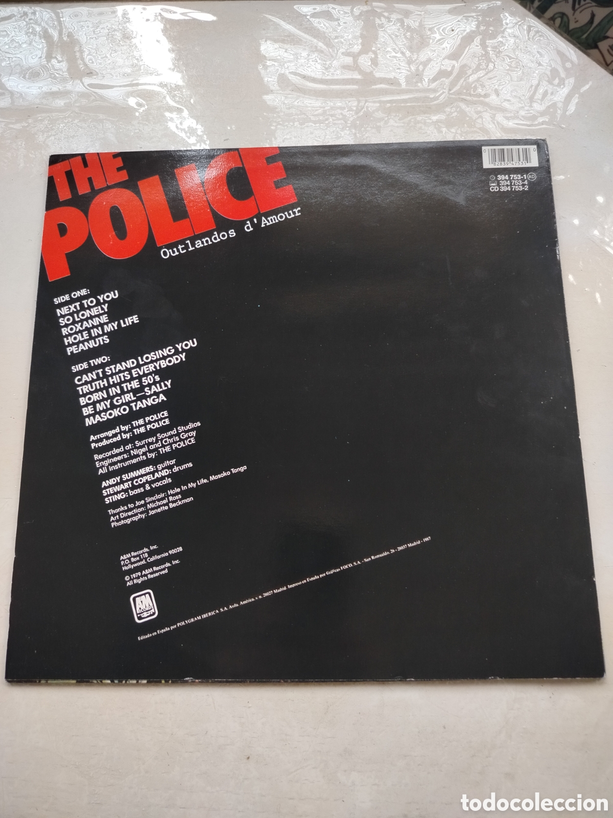 Discos de vinilo: The Police LP 1987.. - Foto 2