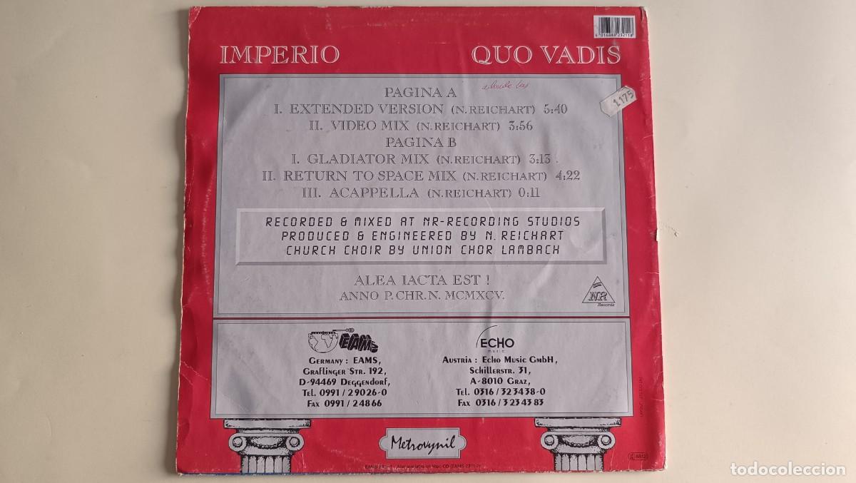 Discos de vinilo: Imperio &lrm;&ndash; Quo Vadis ----- - Foto 2