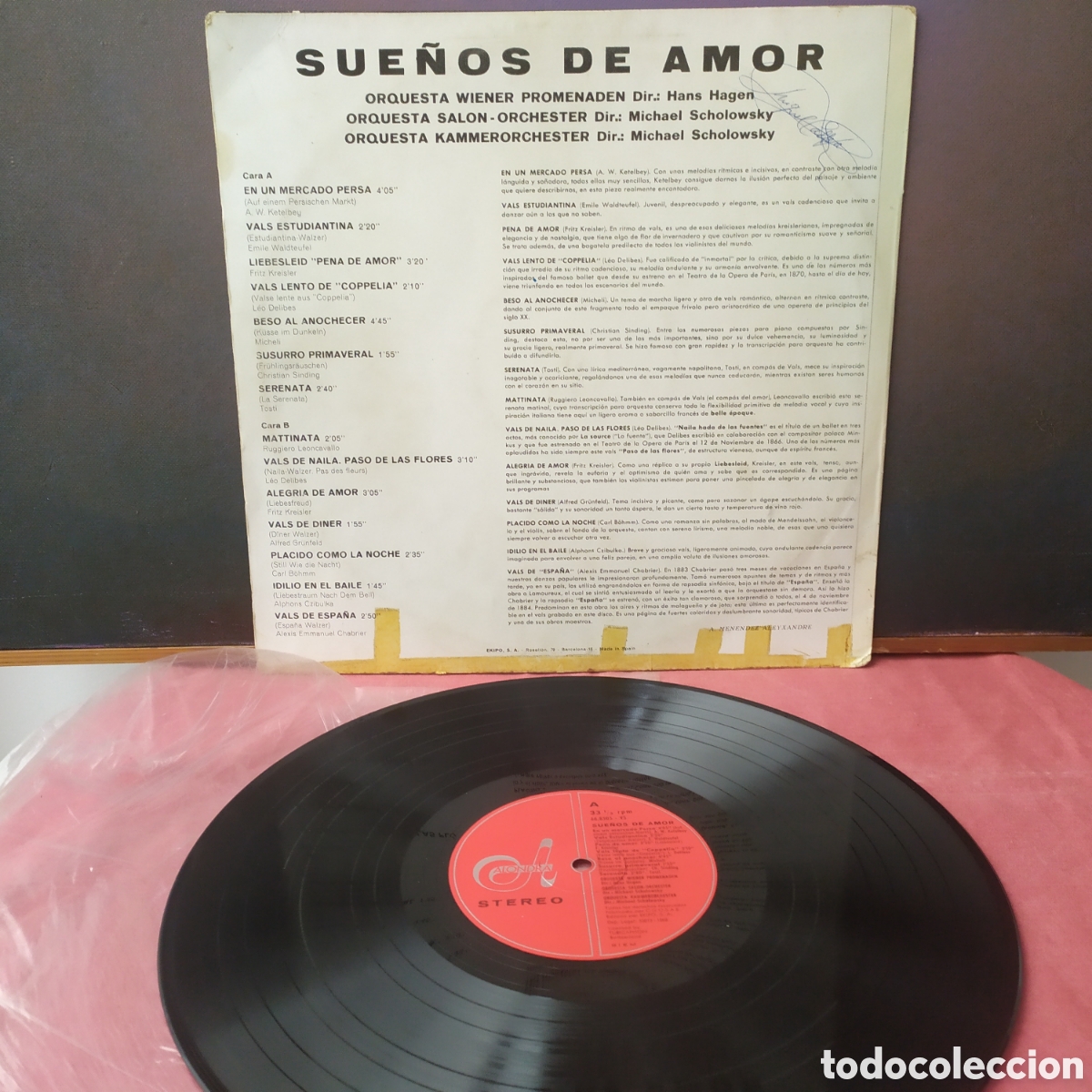 Discos de vinilo: Vinilo LP - Sue&ntilde;os de amor - Alondra 1969 - Foto 2