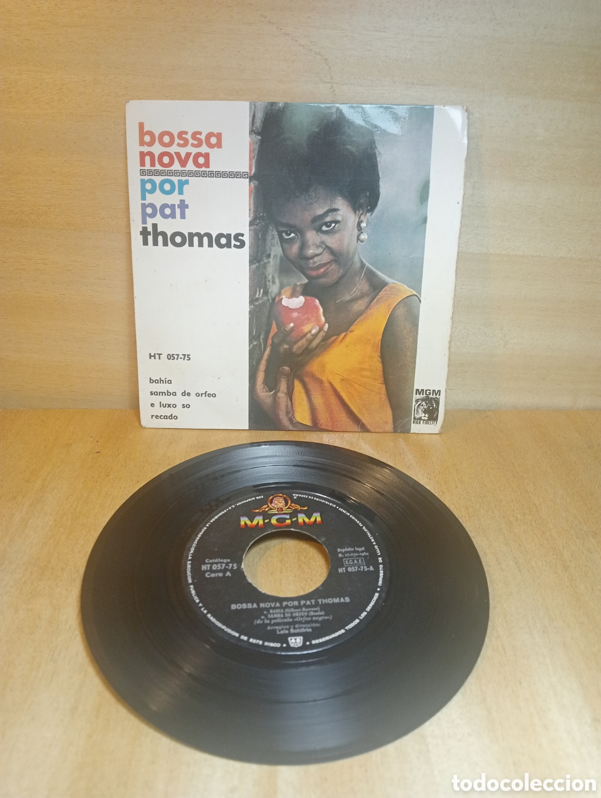 Discos de vinilo: Pat Thomas. Bossa Nova. Bah&iacute;a, Samba de Orfe&oacute;n, etc. - Foto 1
