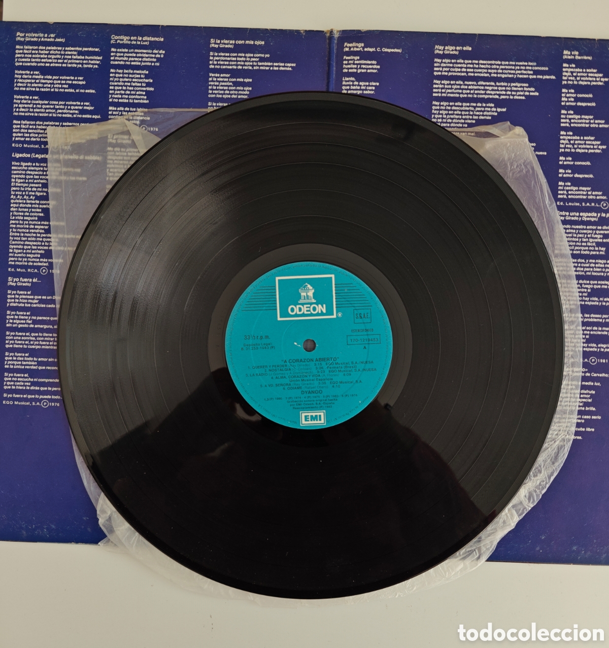 Discos de vinilo: Vinilo Dyango A Coraz&oacute;n Abierto - Foto 4