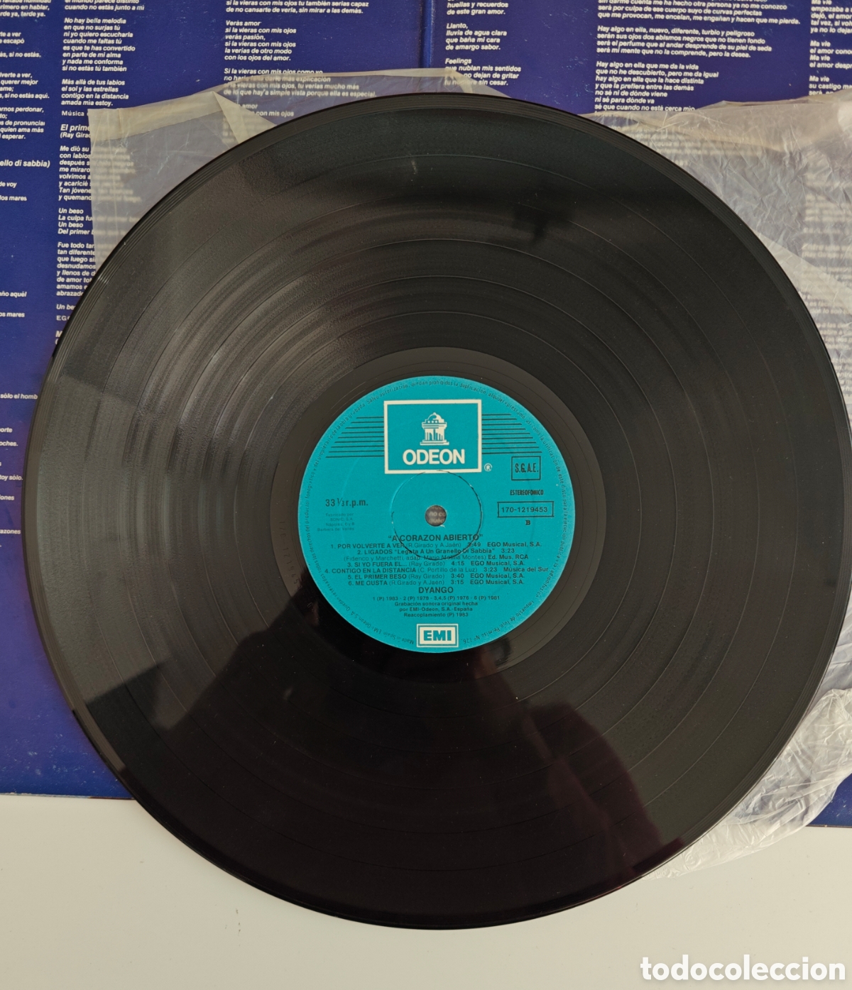 Discos de vinilo: Vinilo Dyango A Coraz&oacute;n Abierto - Foto 5