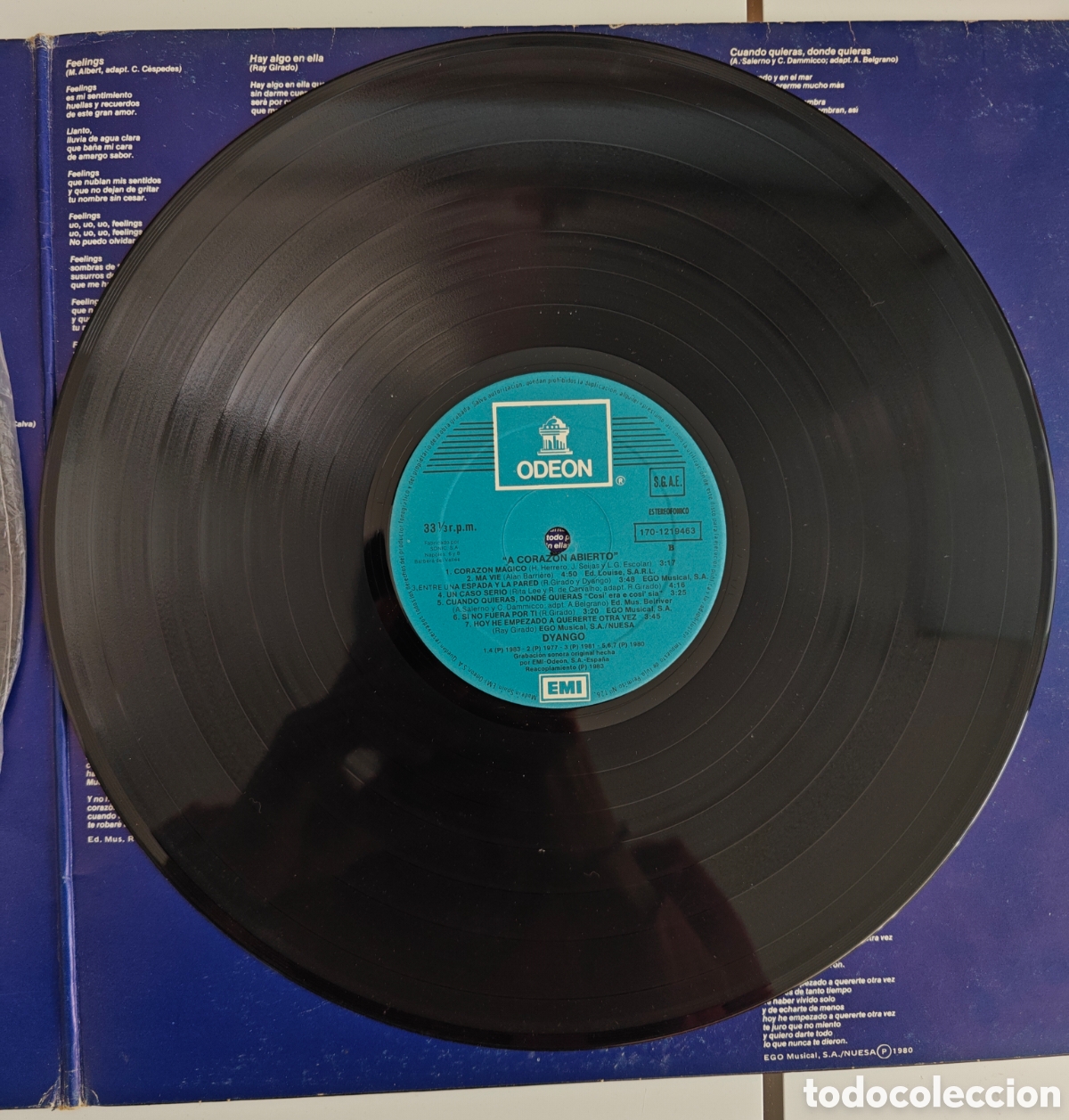 Discos de vinilo: Vinilo Dyango A Coraz&oacute;n Abierto - Foto 7
