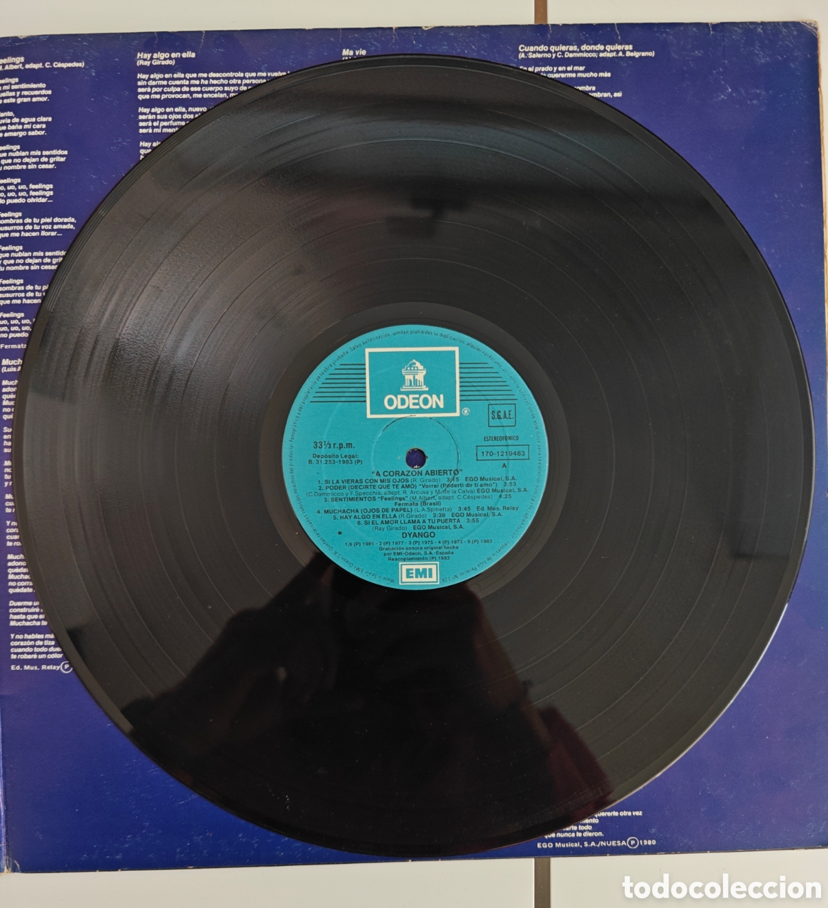 Discos de vinilo: Vinilo Dyango A Coraz&oacute;n Abierto - Foto 8