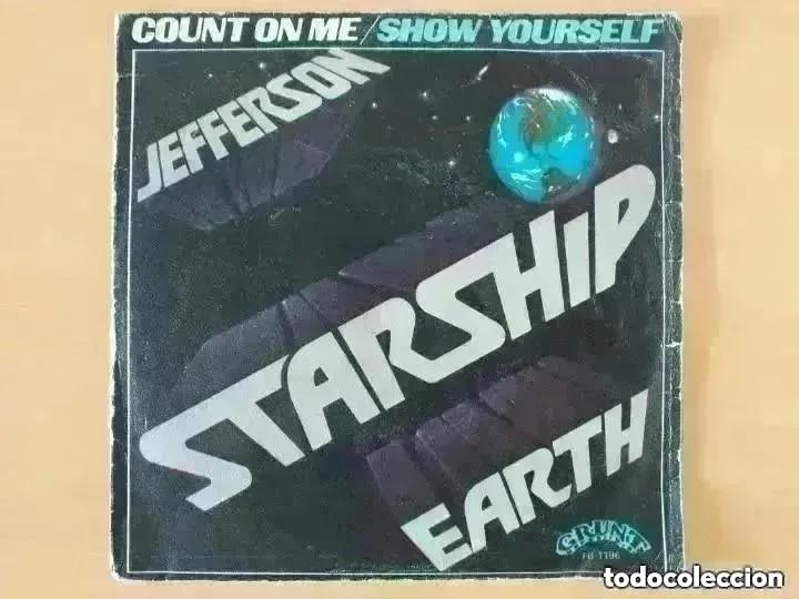 Discos de vinilo: JEFFERSON STARSHIP - COUNT ON ME (SG) 1978 - Foto 1