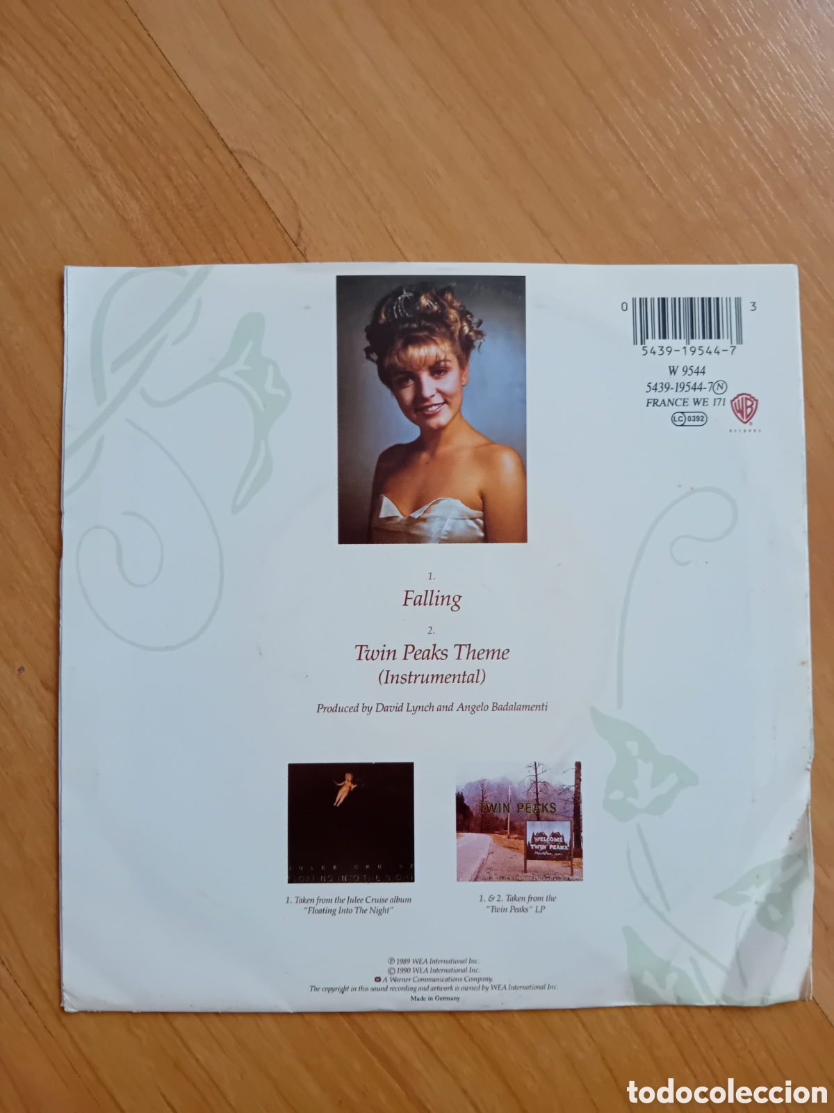 Discos de vinilo: JULEE CRUISE. FALLING. TWIN PEAKS - Foto 2