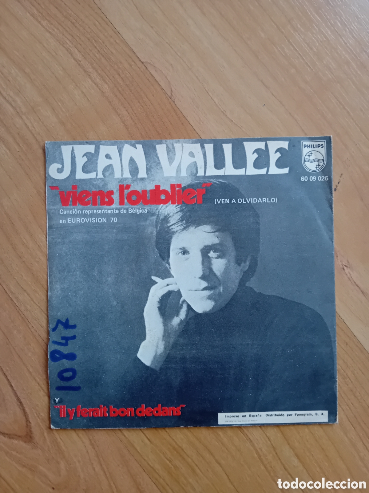 Discos de vinilo: JEAN VALLEE. VIENS LOUBLIER - Foto 2