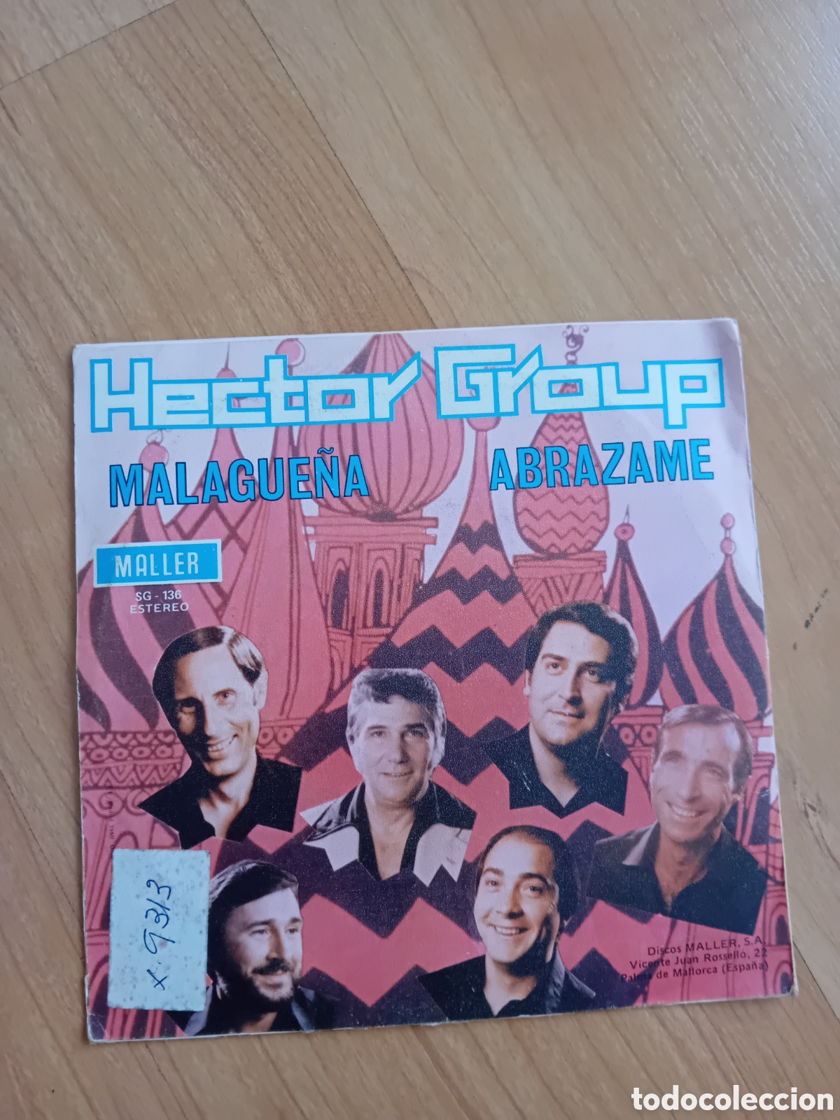 Discos de vinilo: HECTOR GROUP. MALAGUE&Ntilde;A. ABRAZAME - Foto 2